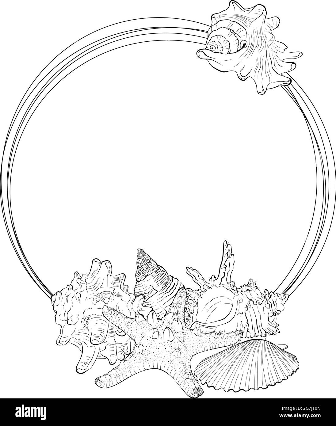 Vintage round shape hand Cut Out Stock Images Pictures Alamy