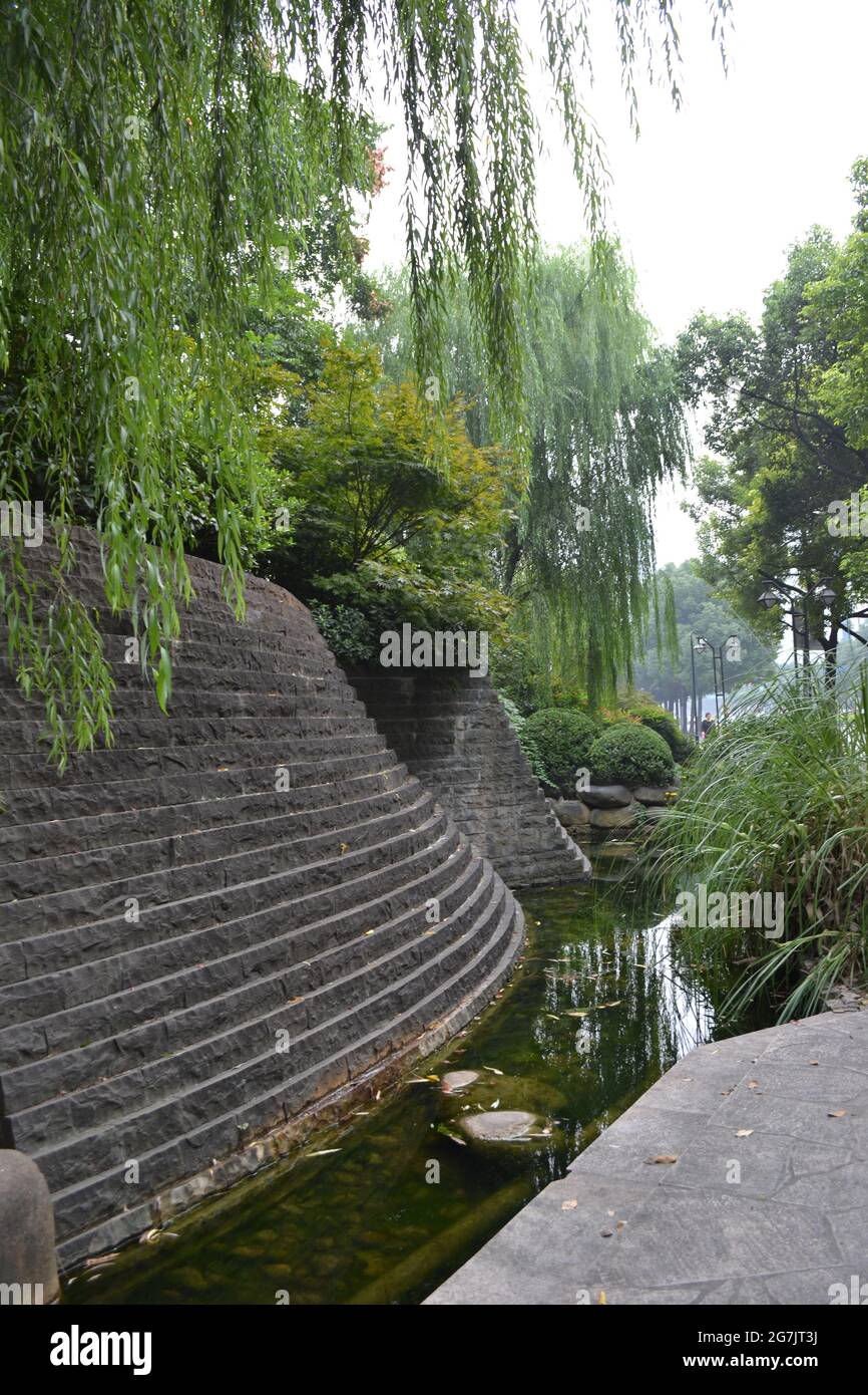 The streets of Shanghai Stock Photo