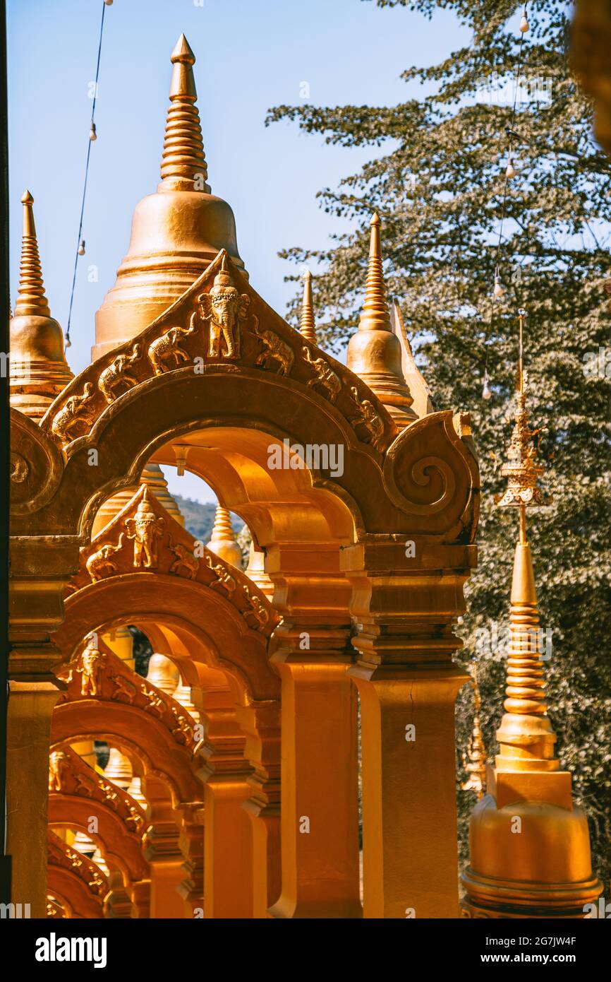 Wat Pa Sawang Bun in Saraburi, Thailand Stock Photo