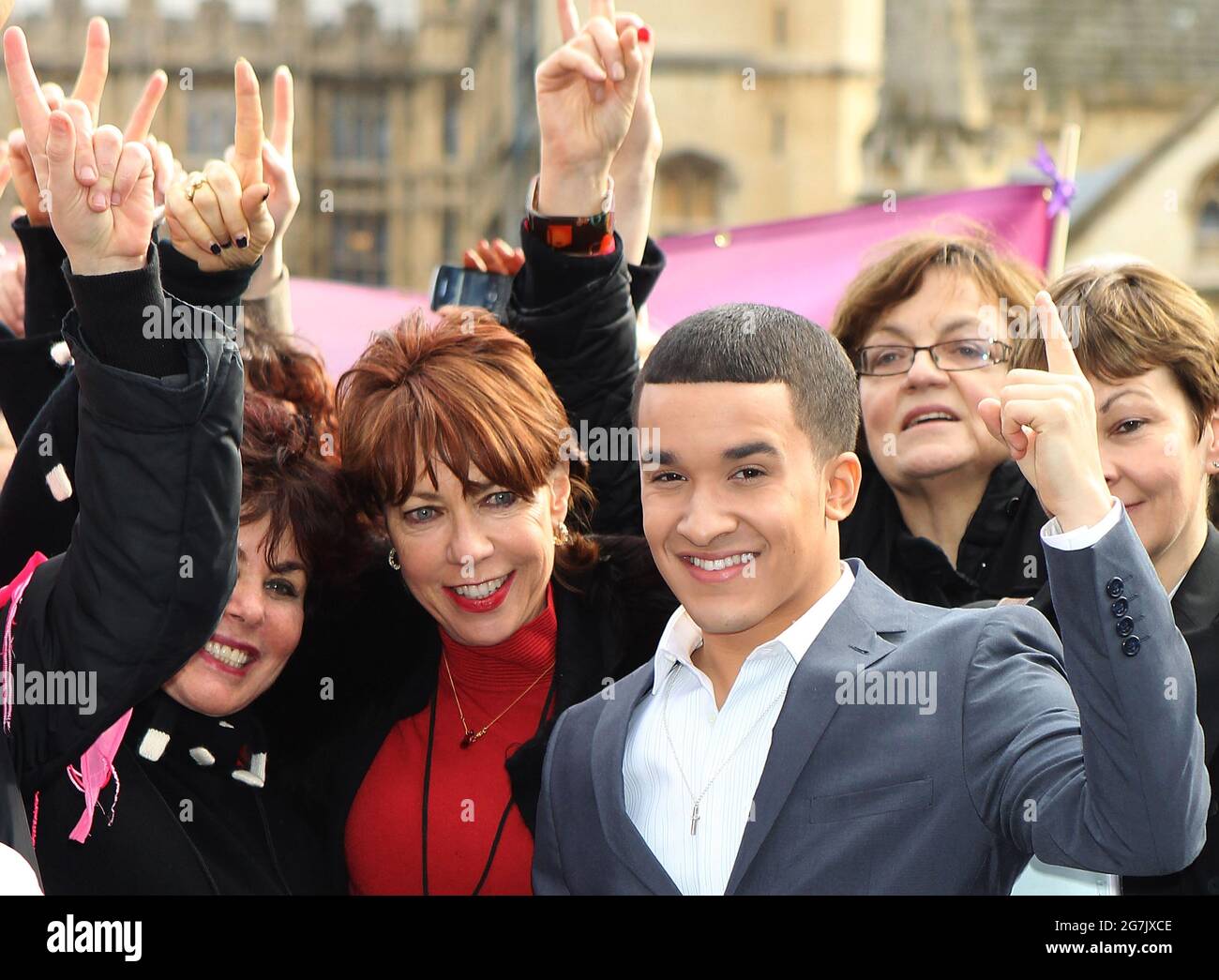 London. UK. Ruby Wax, Kathy Lette and Jahmene Douglas at One Billion ...