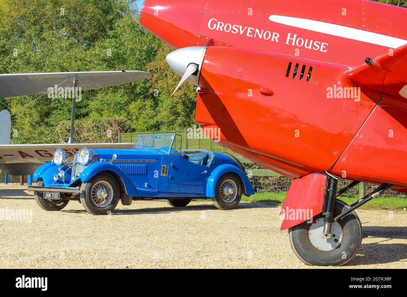 Classic plane car hi-res stock photography and images - Alamy