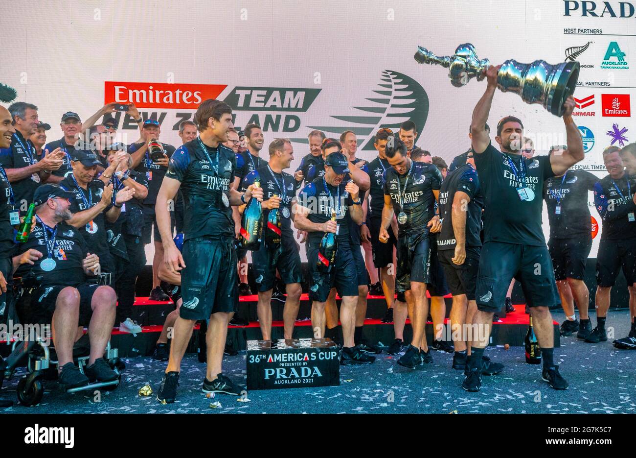Emirates Team New Zealand wins 36th America's Cup
