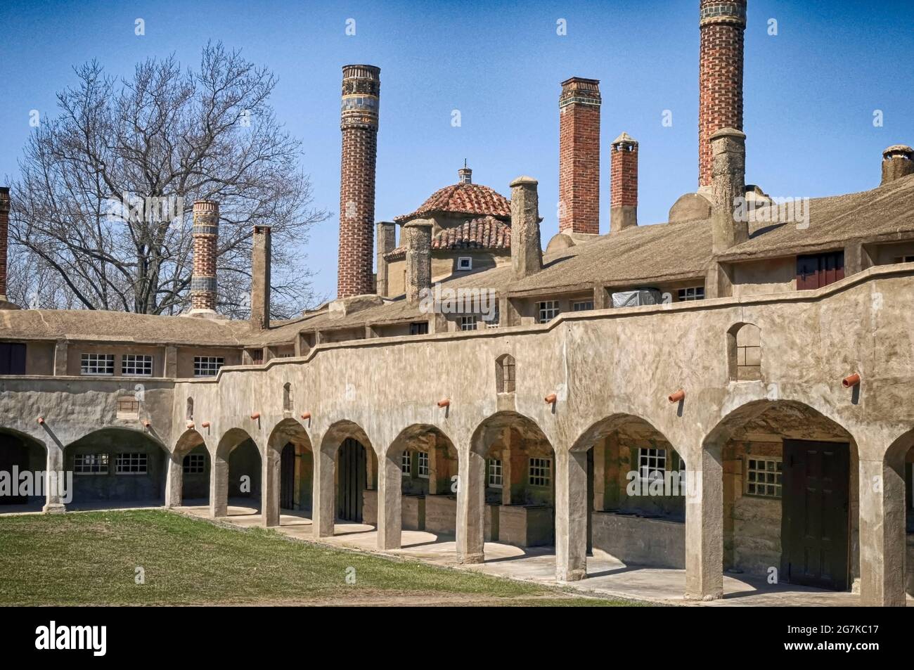 The Moravian Pottery & Tile Works history museum, Doylestown, PA , USA