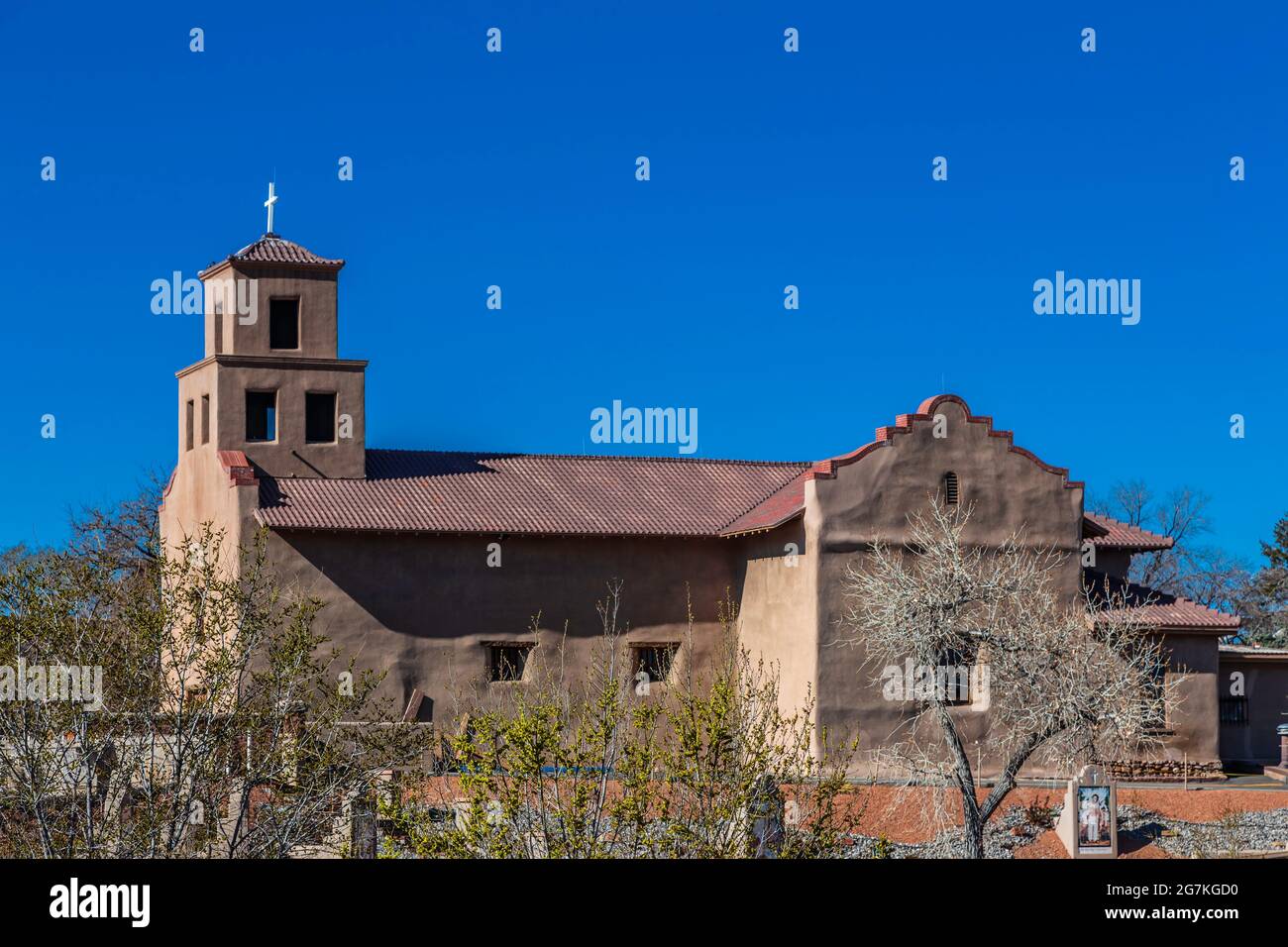 Santa Fe, New Mexico, USA, April 7, 2014: Santuario De Guadalupe, Stock Photo