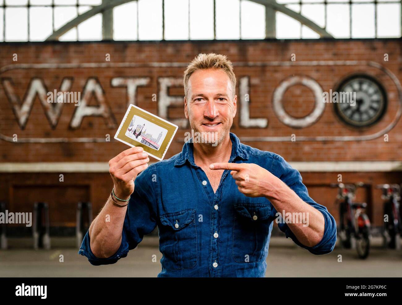 EDITORIAL USE ONLY Ben Fogle unveils a 'Golden Ticket', designed by ...