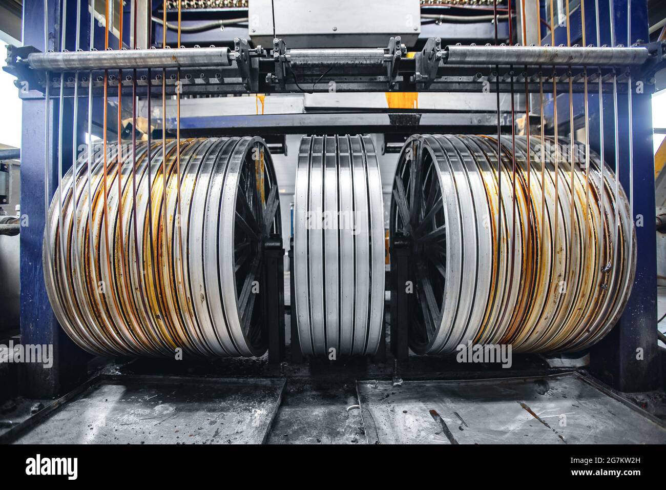 Copper wire is covered with protective layer of varnish, cable