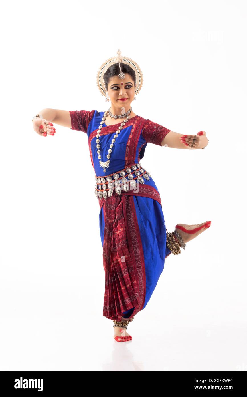 Odissi dancer striking a pose Stock Photo