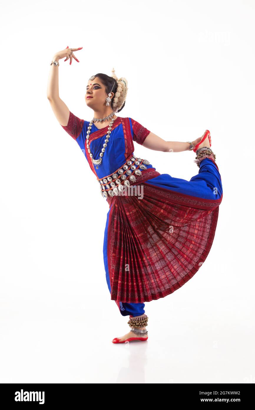 Odissi dancer striking a pose Stock Photo