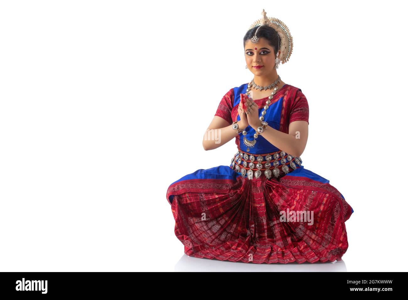 Odissi dancer striking a pose Stock Photo
