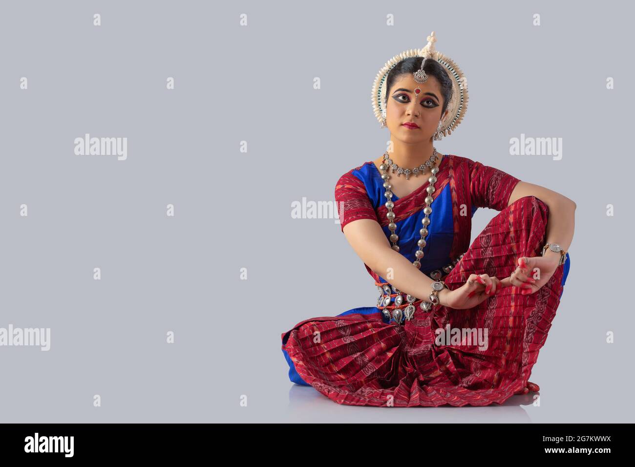 Odissi dancer striking a pose Stock Photo