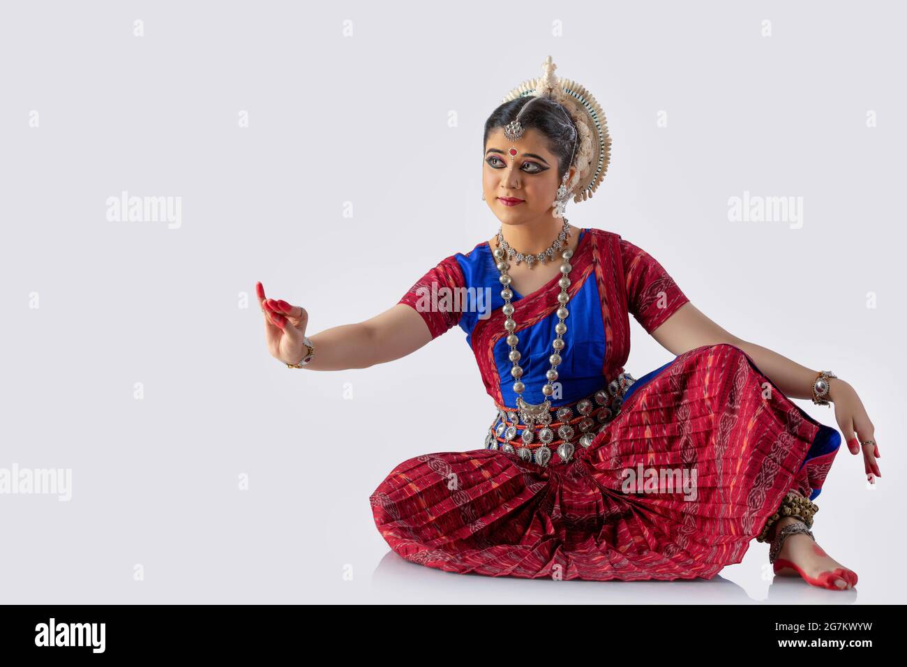 Odissi dancer striking a pose Stock Photo
