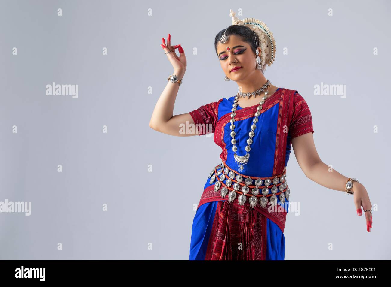 Odissi dancer striking a pose Stock Photo