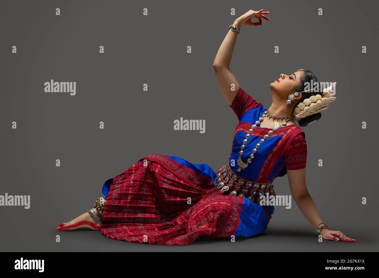 Odissi dancer striking a pose Stock Photo
