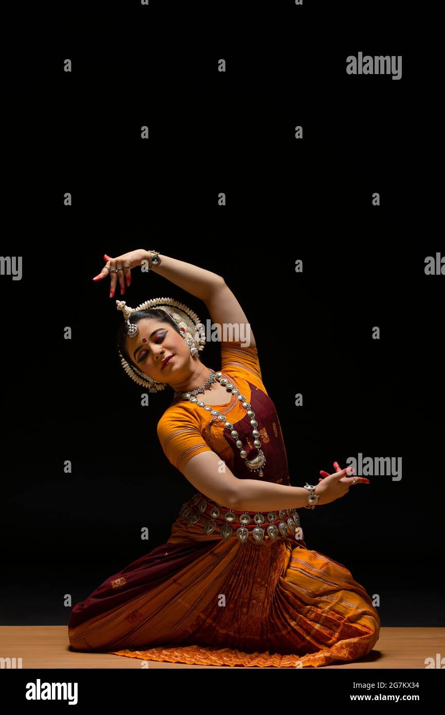 Odissi dancer striking a pose Stock Photo