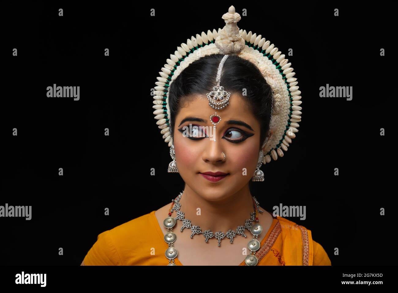 Odissi dancer striking a pose Stock Photo