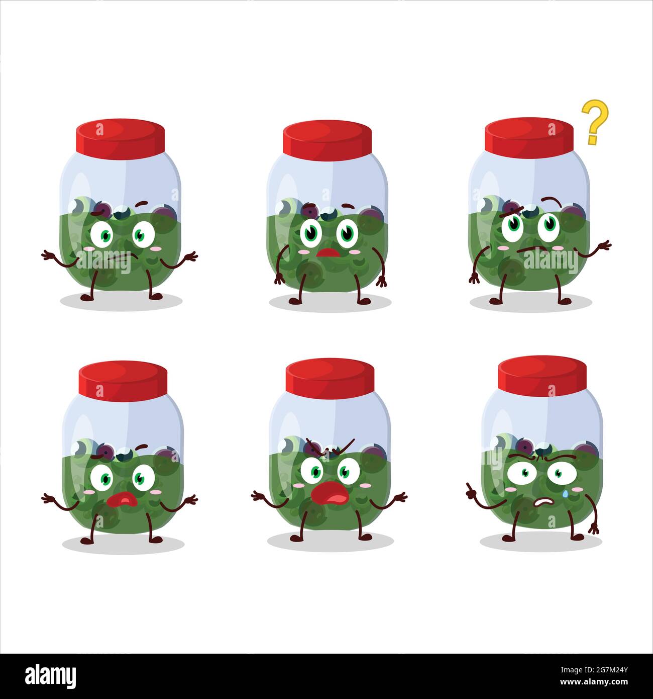 Cartoon Character Of Eyeball In Jar With What Expression Vector Cartoon Character Of Eyeball In Jar With What Expression Vector Illustration 2G7M24Y