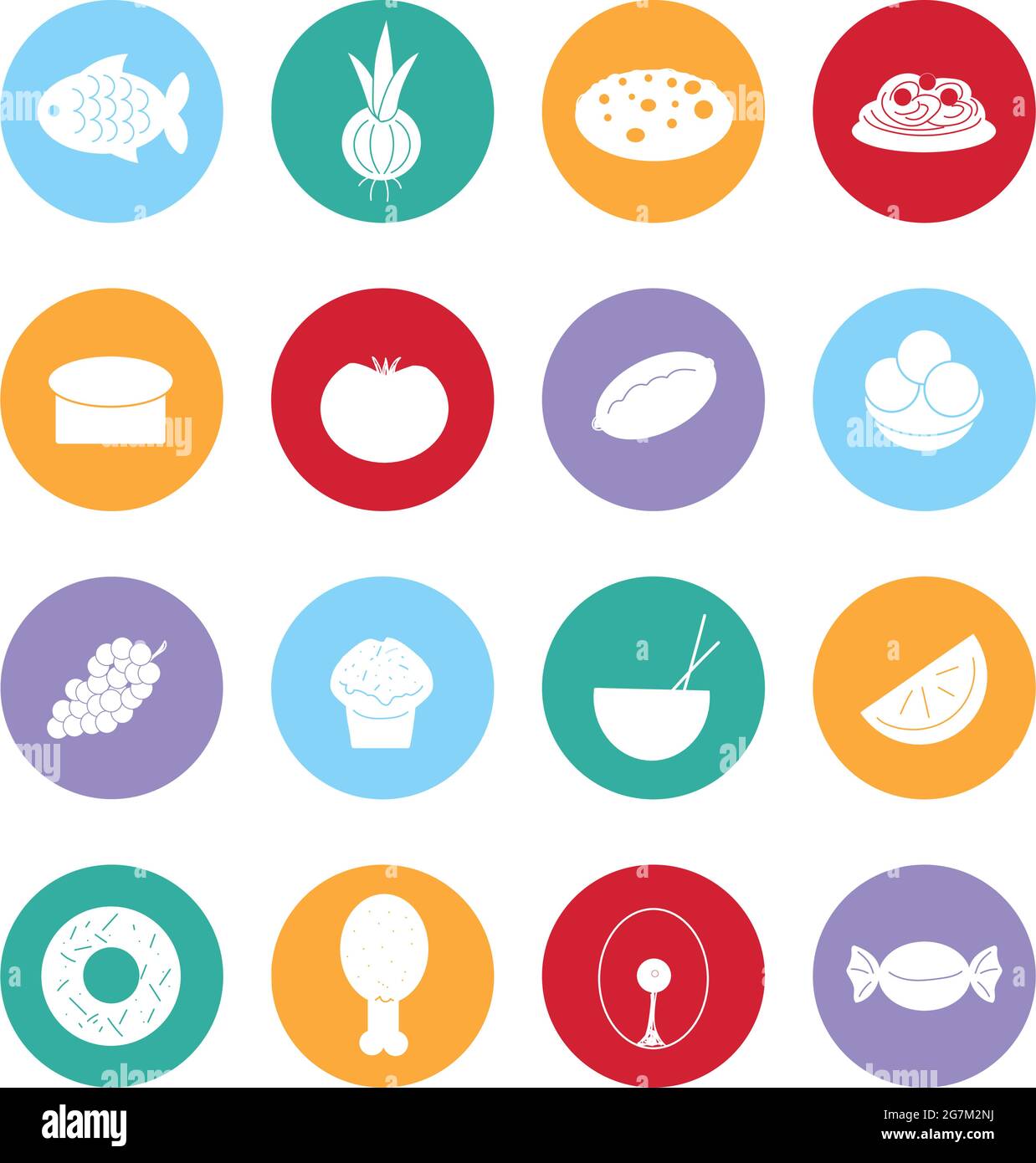 Food different countries Stock Vector Images - Alamy