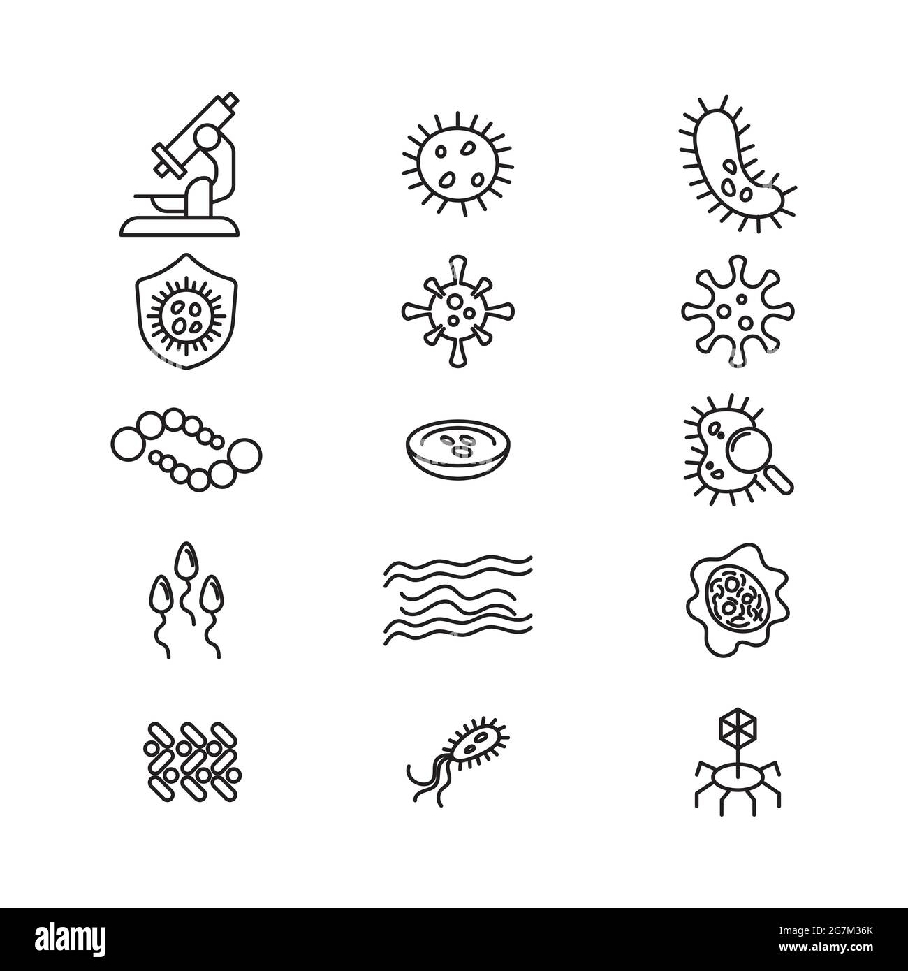 Virus vector illustration icon template design Stock Vector Image & Art ...