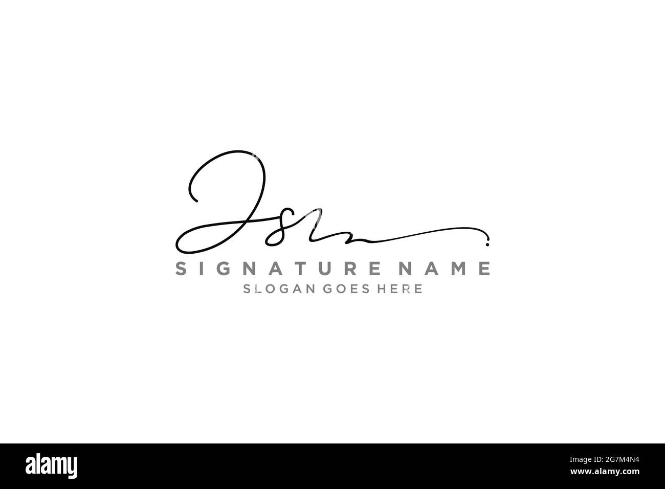 JS Letter Signature Logo Template elegant design logo Sign Symbol ...