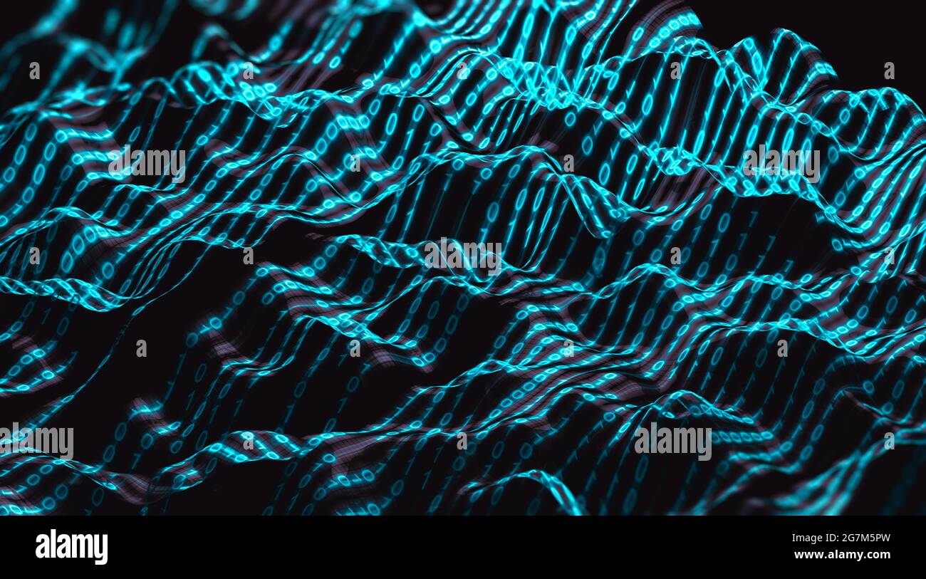 Matrix and binary language abstract background.Technology and computer ...