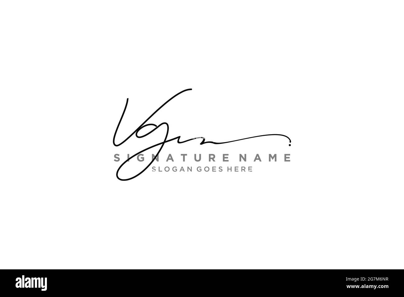 VG Letter Signature Logo Template elegant design logo Sign Symbol ...