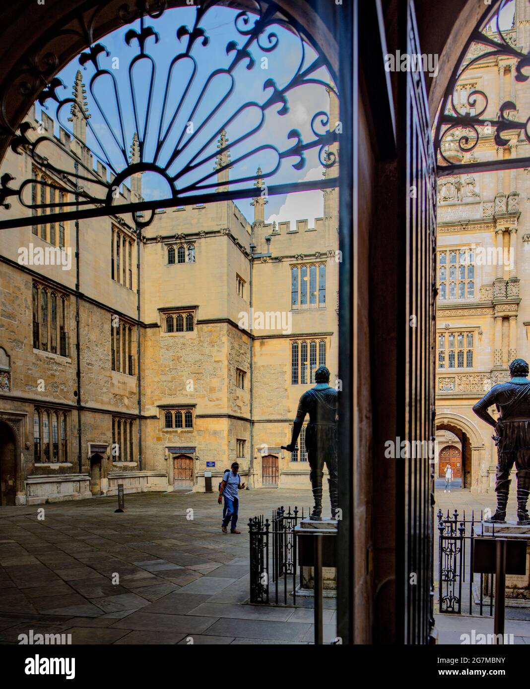 The Old Schools quadrangle of the Bodleian Library, the main library of