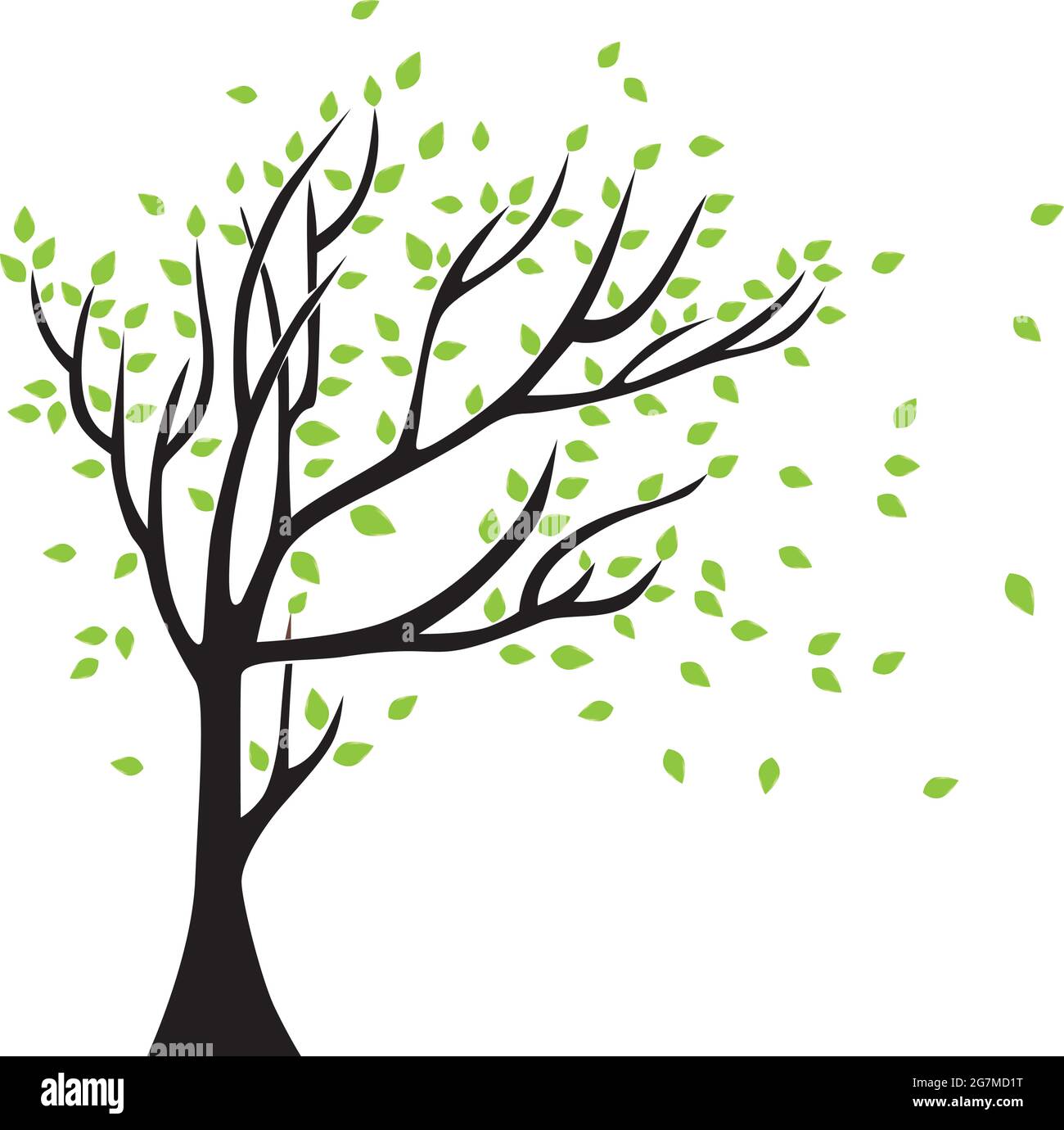 Beautiful tree branch silhouette background for wallpaper Stock Vector ...