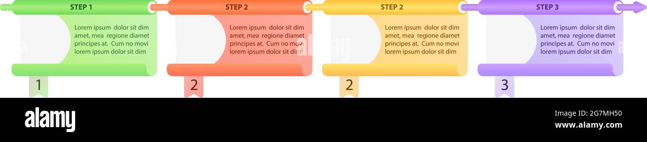 Multicolor organization vector infographic template Stock Vector Image ...