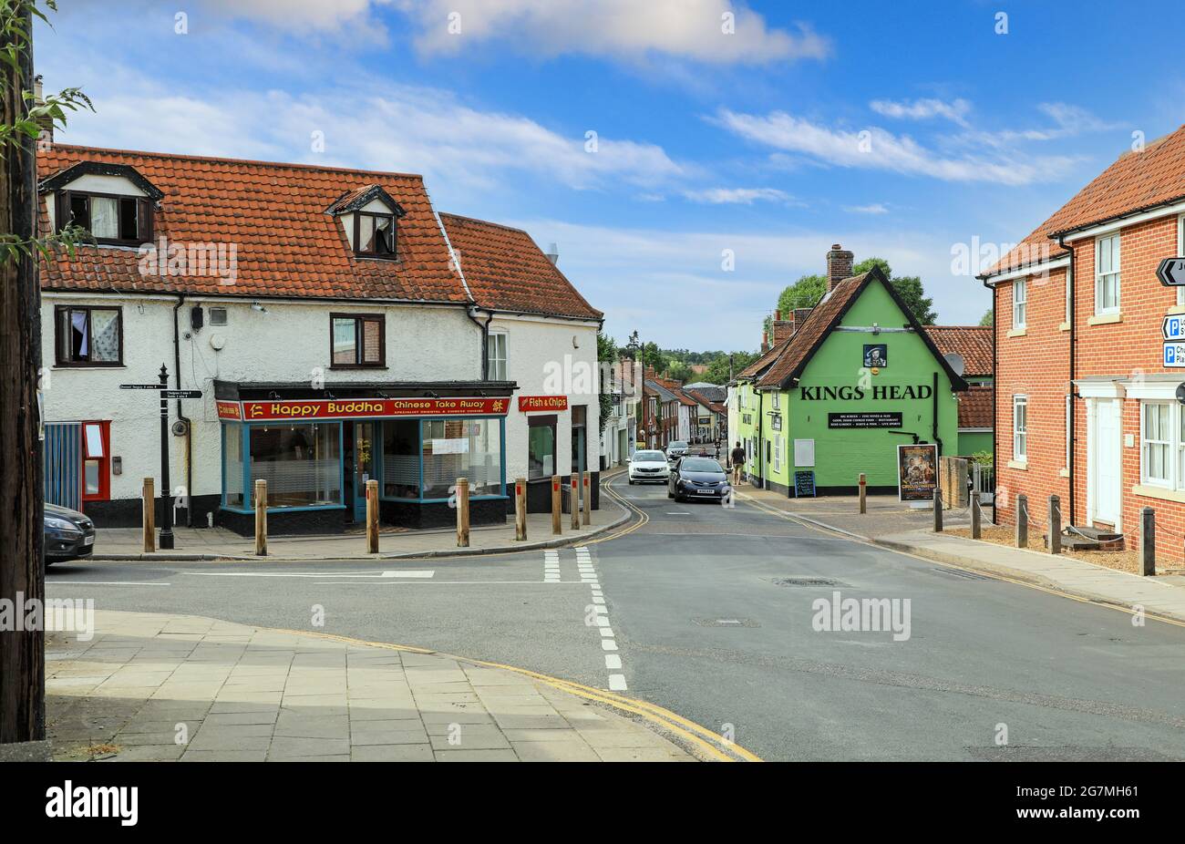 The Kings Head pub, inn or public house, Loddon, Norfolk, England, UK Stock Photo