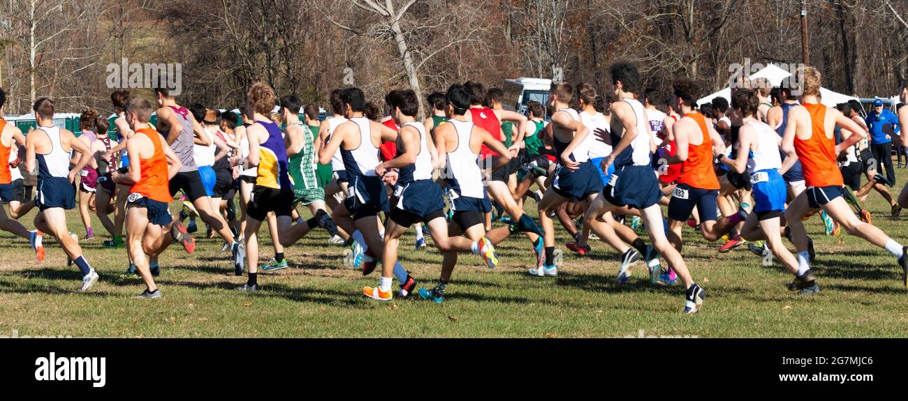 Wappinger Falls, New York, USA 23 November 2019 Side view of the