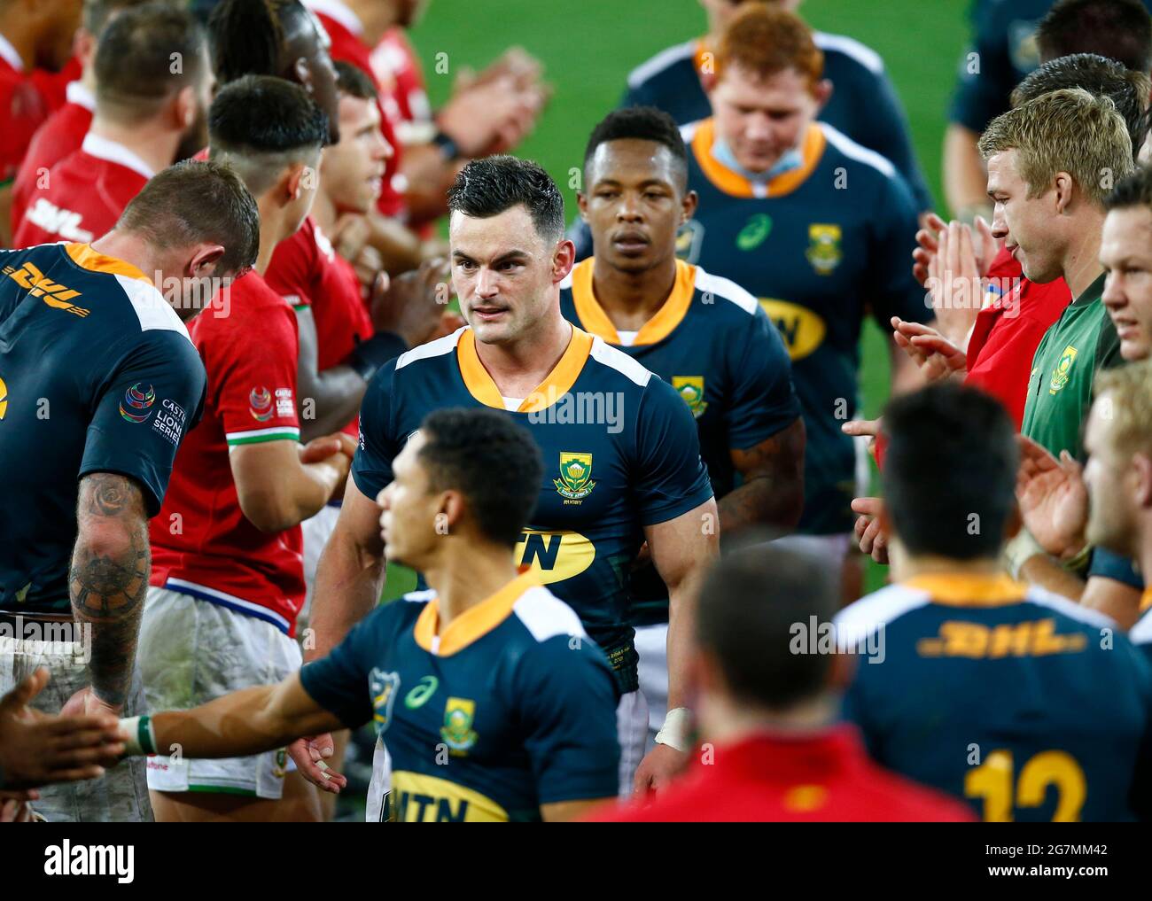 Jesse Kriel of South Africa A after the Castle Lager Lions Series match at the Cape Town Stadium, Cape Town. Picture date: Wednesday July 14, 2021. Stock Photo