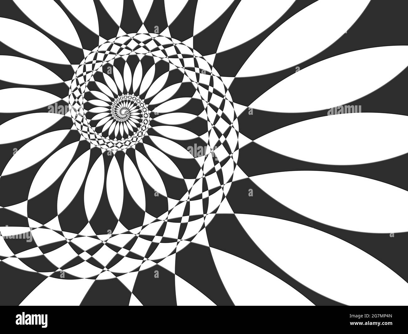Illustration of black and white geometrical shapes - good for a ...