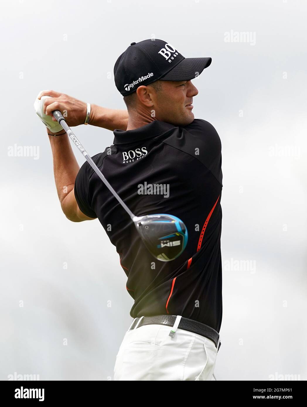 Germany's Martin Kaymer tees off the 7th during day one of The Open at The  Royal St George's Golf Club in Sandwich, Kent. Picture date: Thursday July  15, 2021 Stock Photo - Alamy