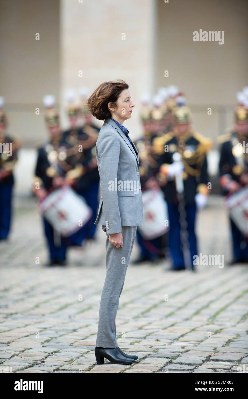 French Defence Minister Florence Parly during the Police and Military ...