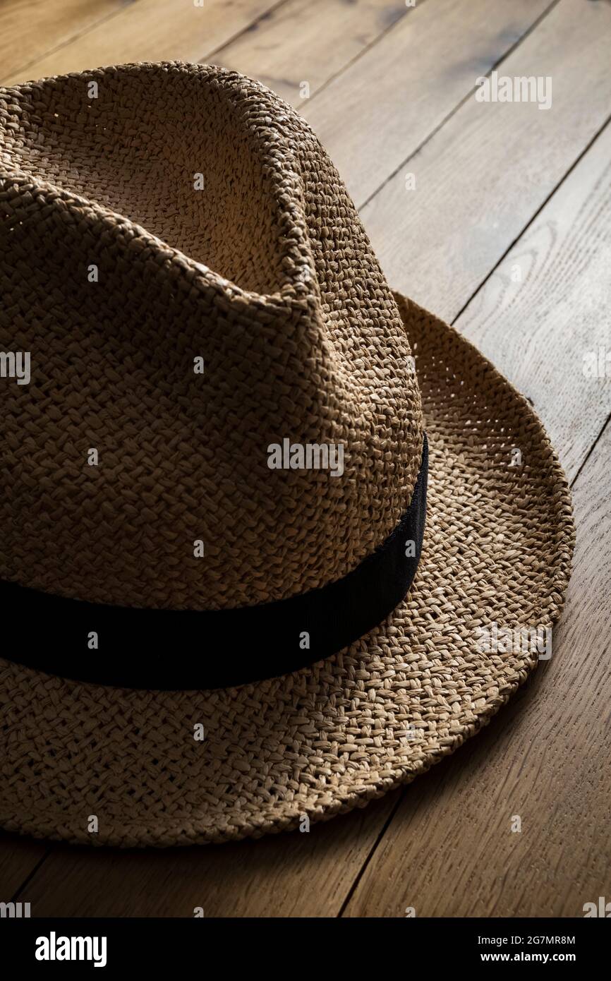 Straw hat. Stock Photo