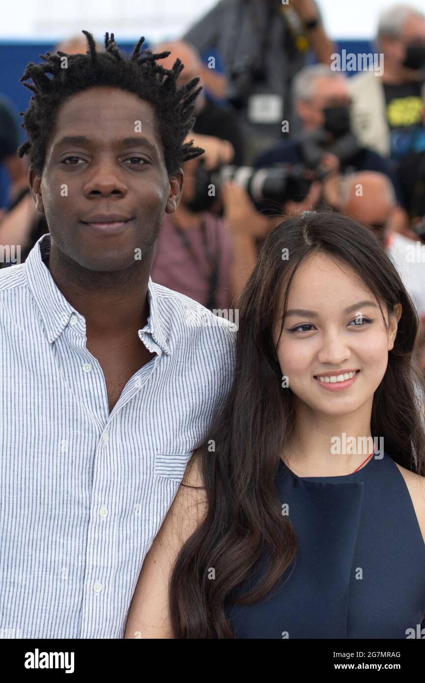 Makita Samba and Lucie Zhang attending the Paris 13th Photocall as part of  the 74th Cannes