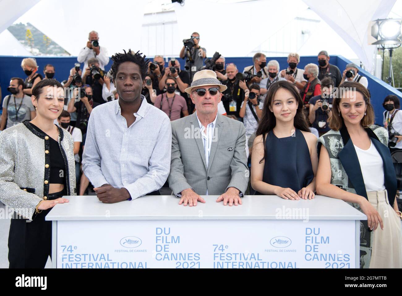 Palais des festivals, Cannes, France. 15th July, 2021. Noemie Merlant and  Jehnny Beth poses at the Paris 13th Photocall. Picture by Credit: Julie  Edwards/Alamy Live News Stock Photo - Alamy