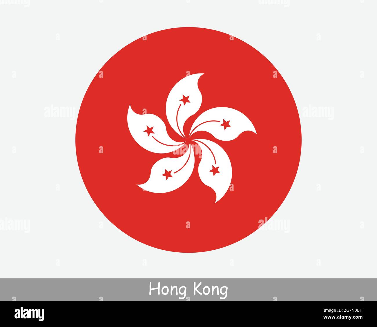 Flag of hong kong logo Stock Vector Images - Alamy