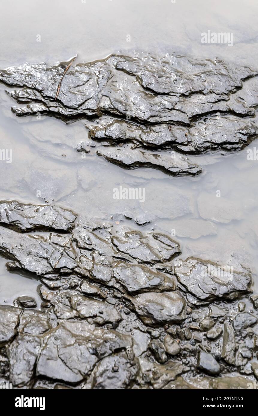Wet water in puddle hi-res stock photography and images - Alamy