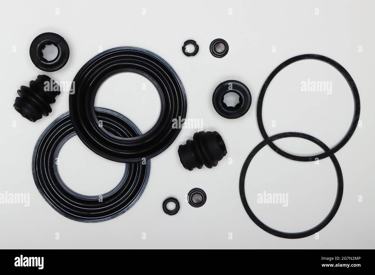 Caliper repair kit, rubber gaskets, oil seals, seals. Set of spare