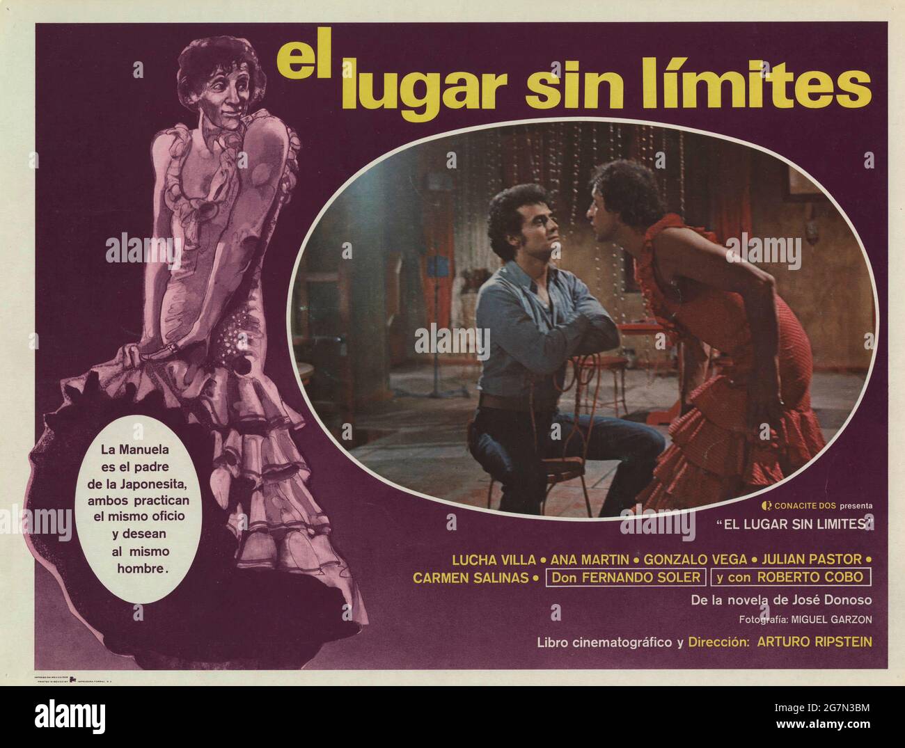 THE PLACE WITHOUT LIMITS (1978) -Original title: EL LUGAR SIN LIMITES-, directed by ARTURO RIPSTEIN. Stock Photo
