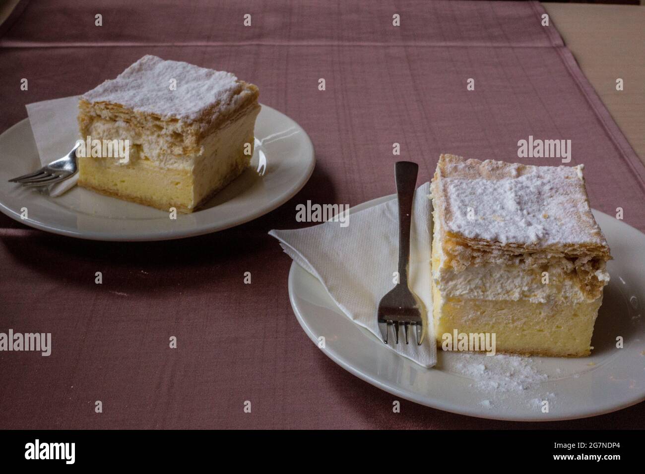Bled cream cake hires stock photography and images Alamy