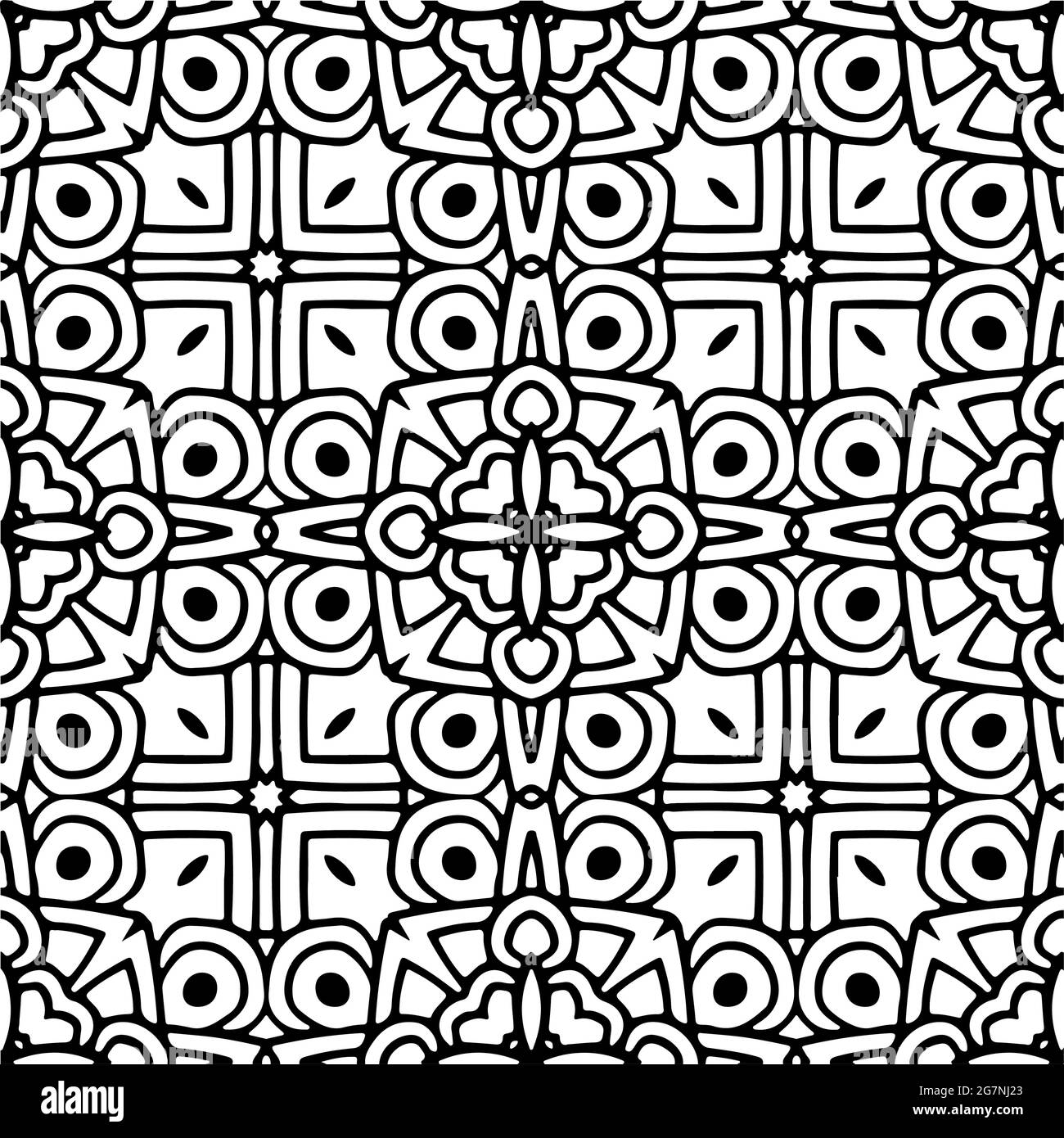 Black And White Seamless Pattern retained White Elements To Easily