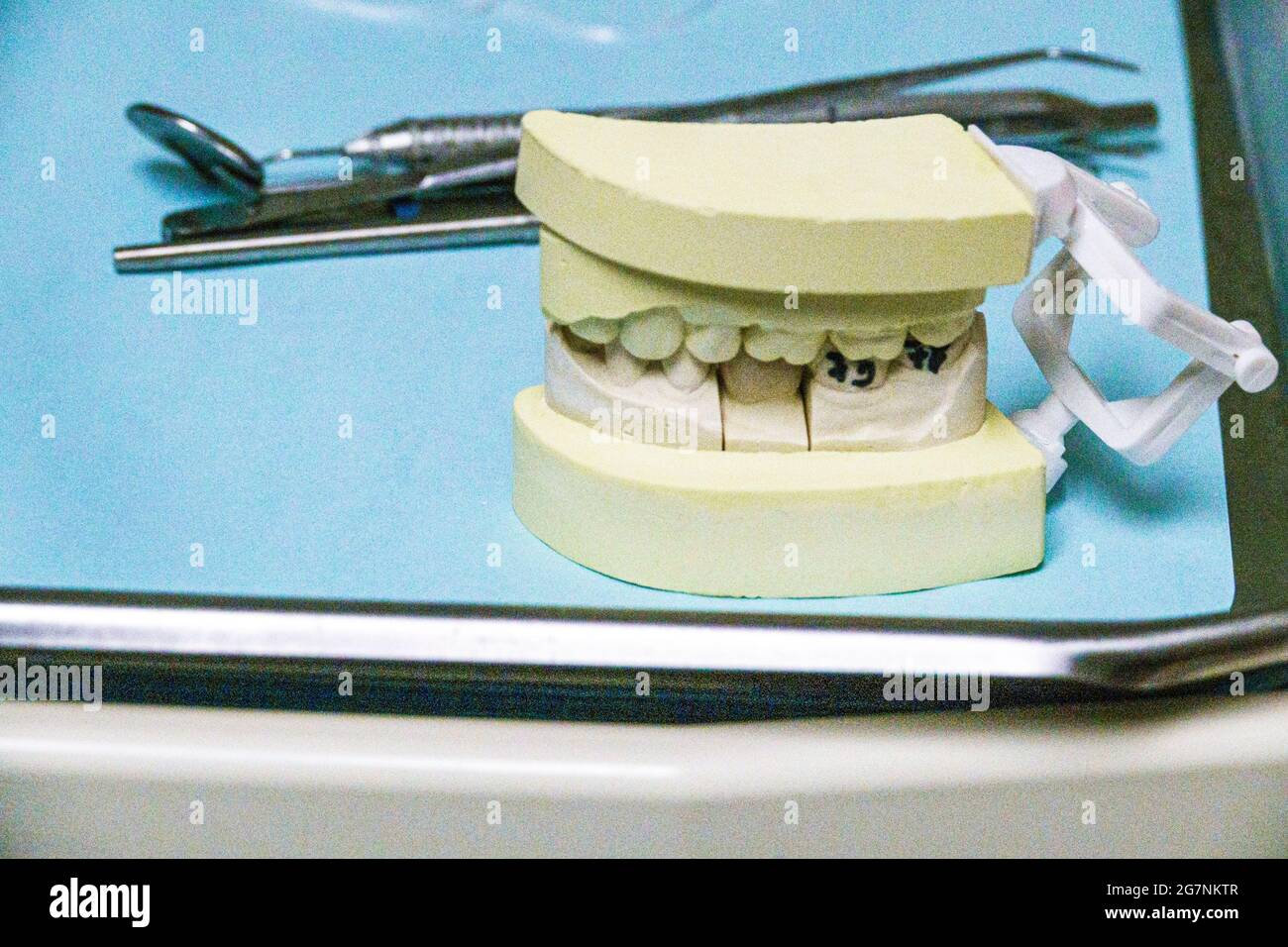 Dental office exam room cast impression hires stock photography and