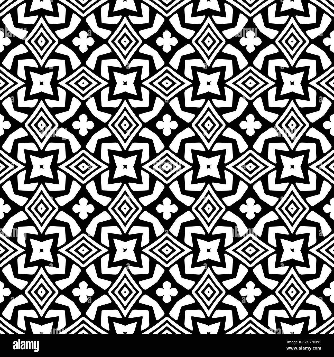 Black And White Seamless Pattern retained White Elements To Easily