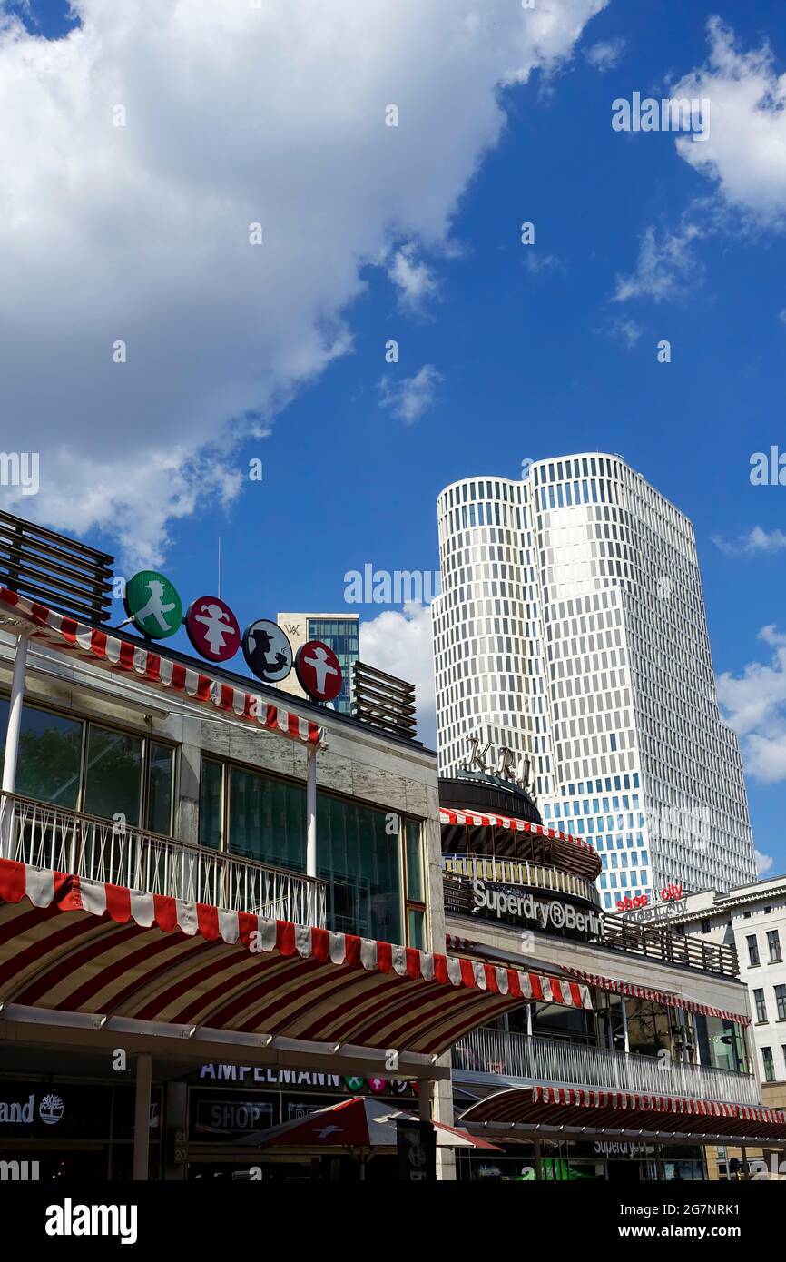 Former Cafe Kranzler, Kranzler Eck, Berlin, Germany Stock Photo