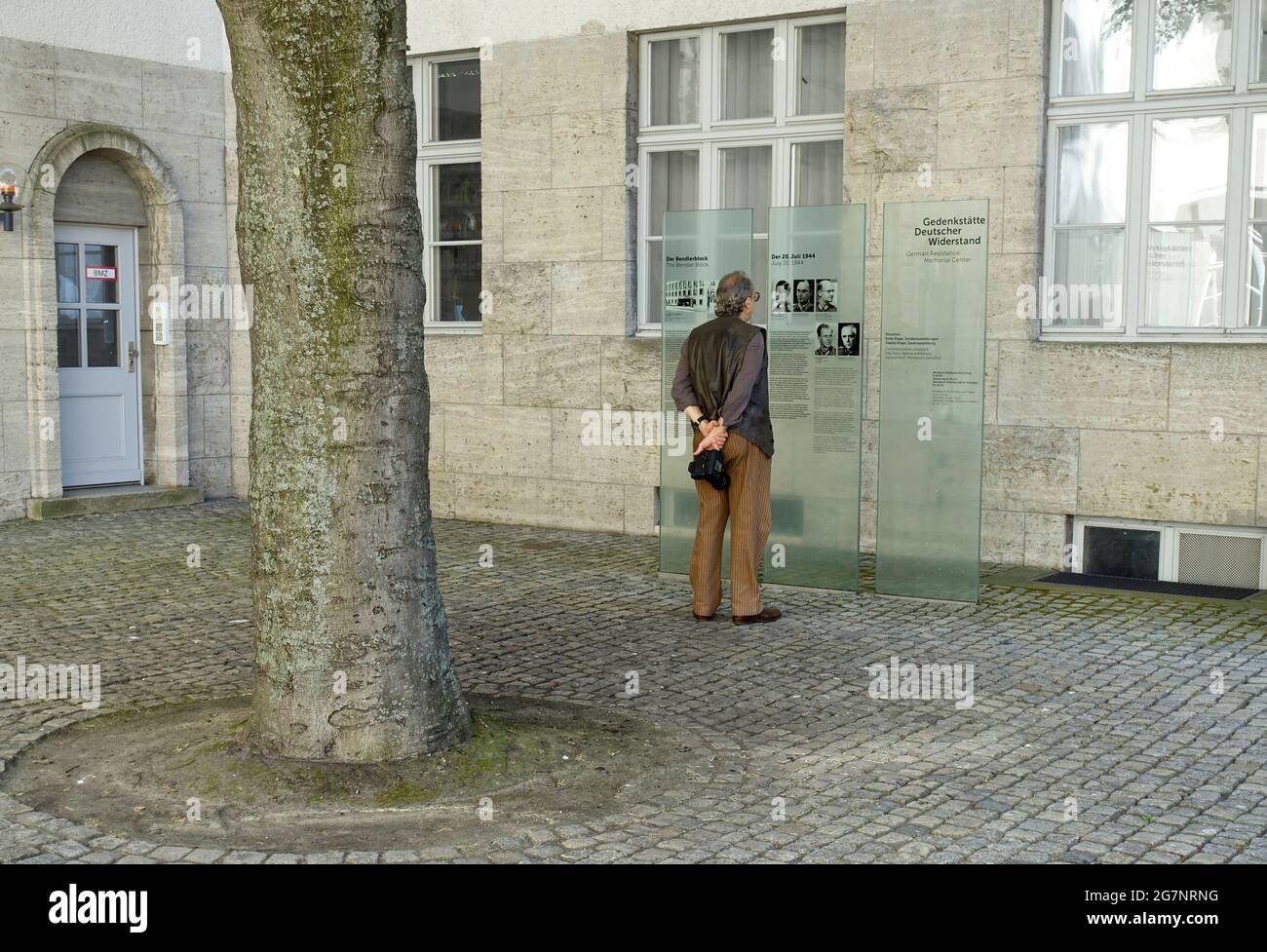 Memorial to the German Resistance, Bendlerblock, Berlin, Germany Stock Photo