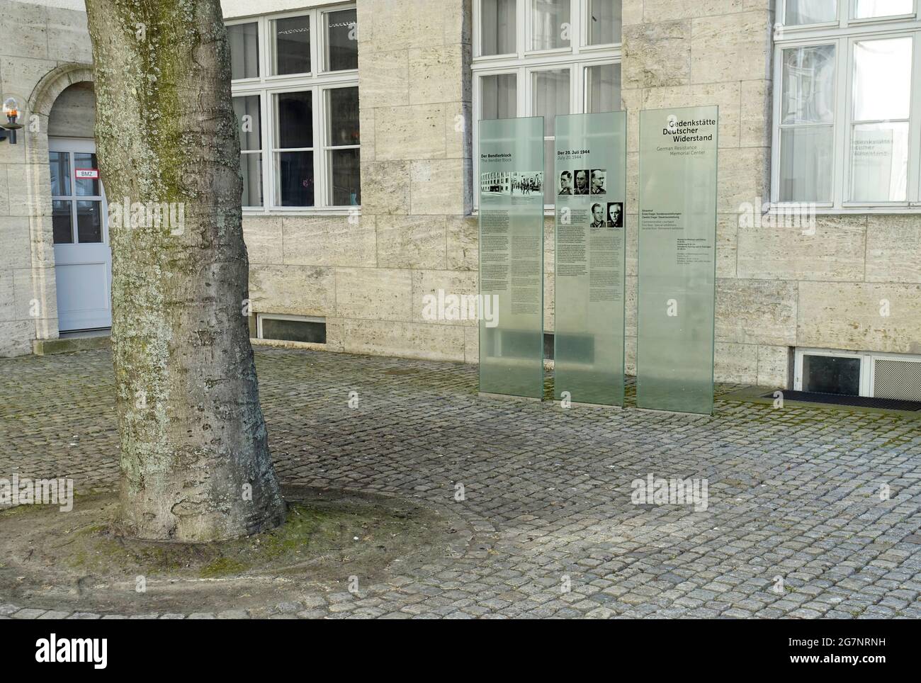 Memorial to the German Resistance, Bendlerblock, Berlin, Germany Stock Photo