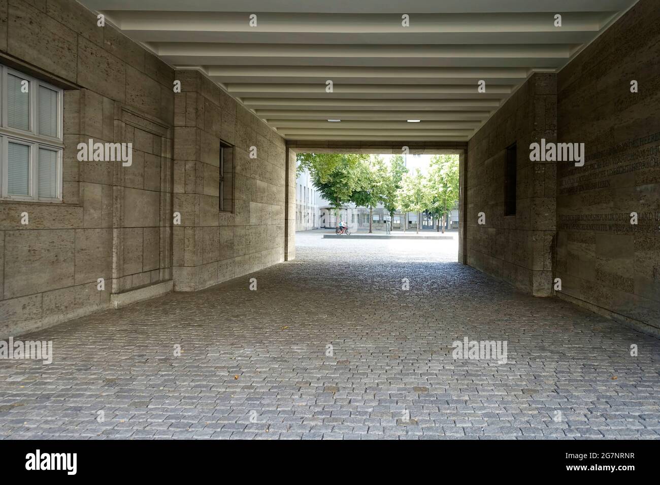 Memorial to the German Resistance, Bendlerblock, Berlin, Germany Stock Photo