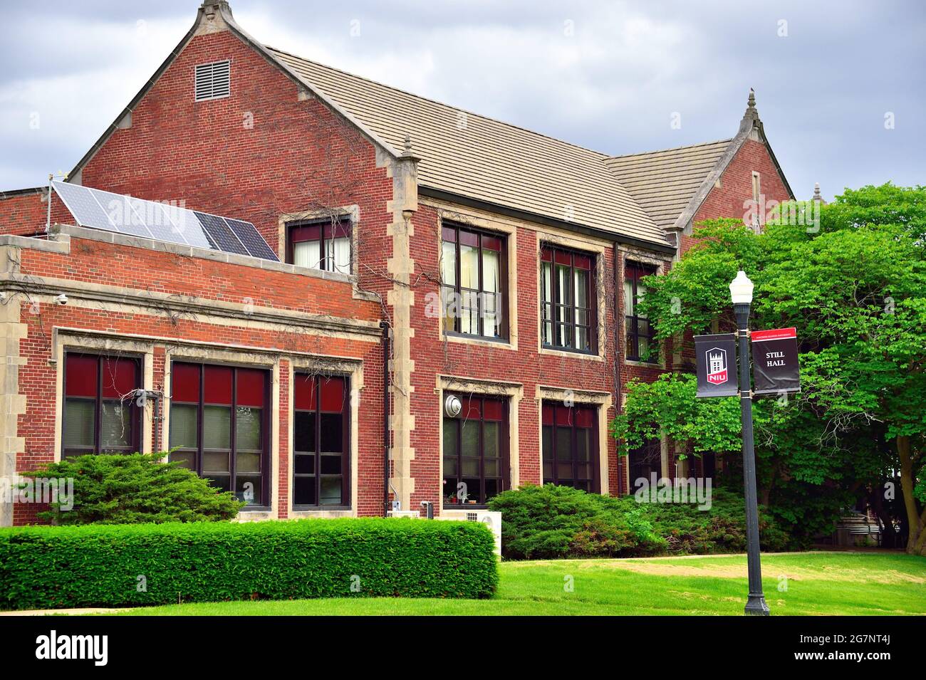 DeKalb, Illinois, USA. Still Hall on the campus of Northern Illinois University. Stock Photo